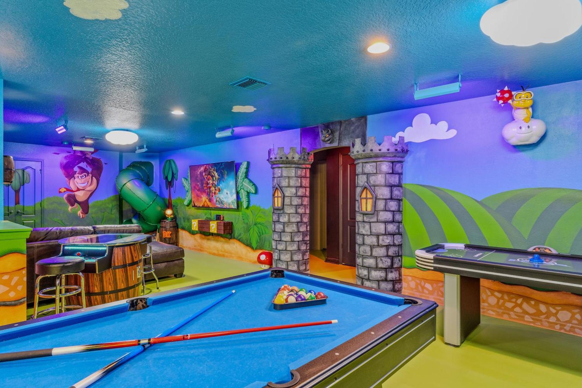 Villa Mario'S Magic Mansion - Family Fun! Private Heated Pool & Spa 4 Miles To Disney! à Kissimmee Extérieur photo